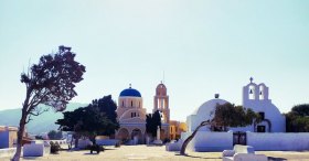 Oia Santorini Meydan