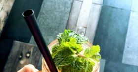 Taze ev yapımı soğuk çay