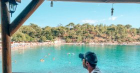 Aliki Beach'deki restaurant