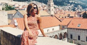 Surların üzerinden Dubrovnik manzarası