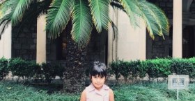 Old Town'da Manastır'ın bahçesi