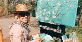 Van Gogh Tablosono Yaşarken