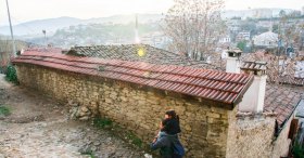 Hıdırlık Tepesine çıkarken