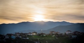 Safranbolu'da Gün batımı