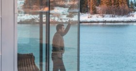 Manshausen adasındaki deniz kabini