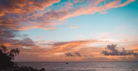 Gün batımı Praslin