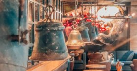 Oslo'da bir kahve dükkanı