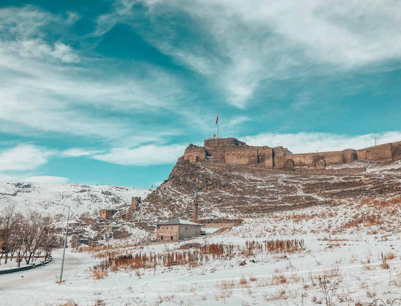 Kars kale içi mahallesi kale taş köprü