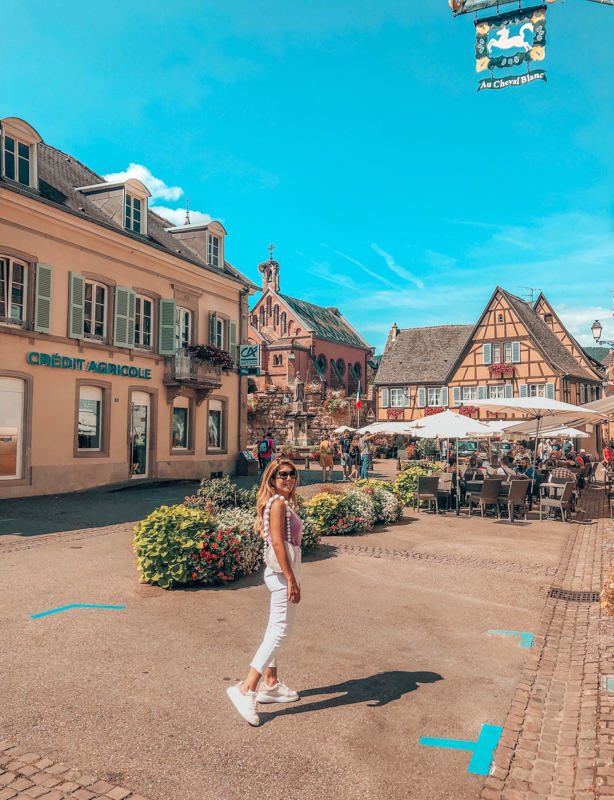 eguisheim köyü, alsas şarap yolu