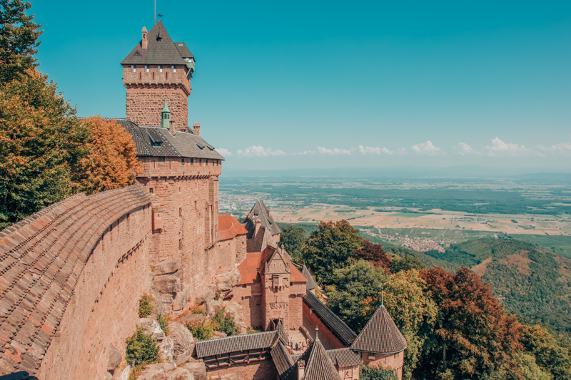 alsace, haut koenigsbourg şatosu