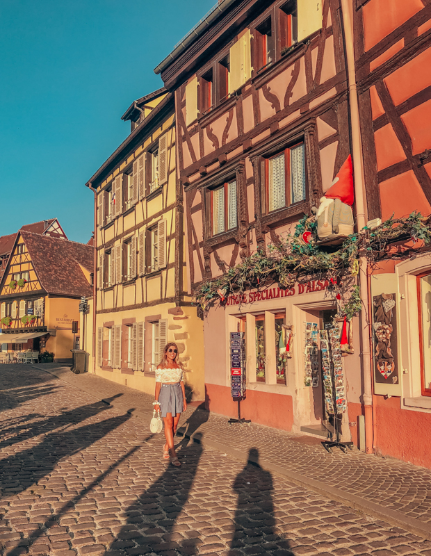 colmar küçük venedik, little venice den bir kare
