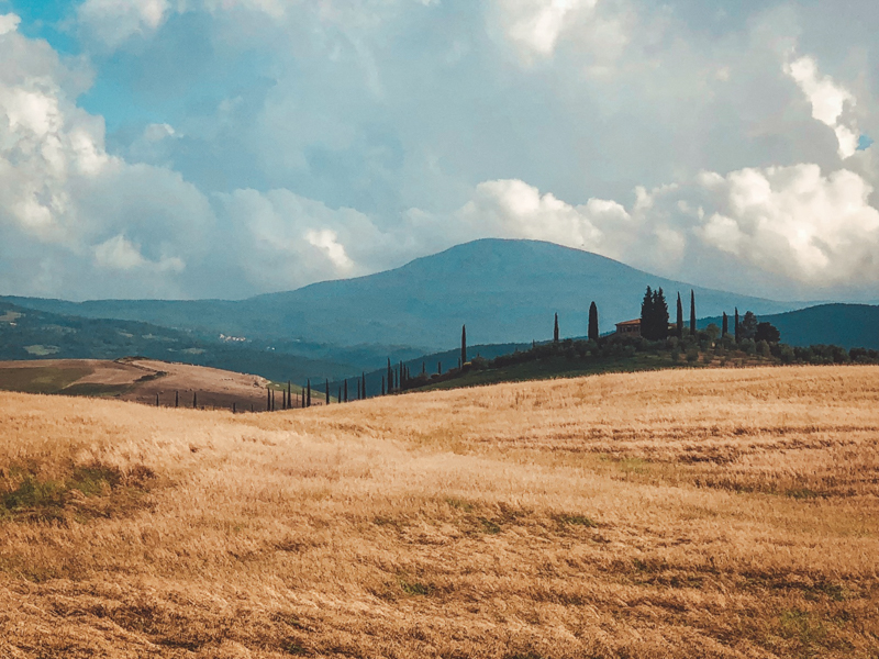 valdoricia pienza bölgesinndeki en ünlü köy