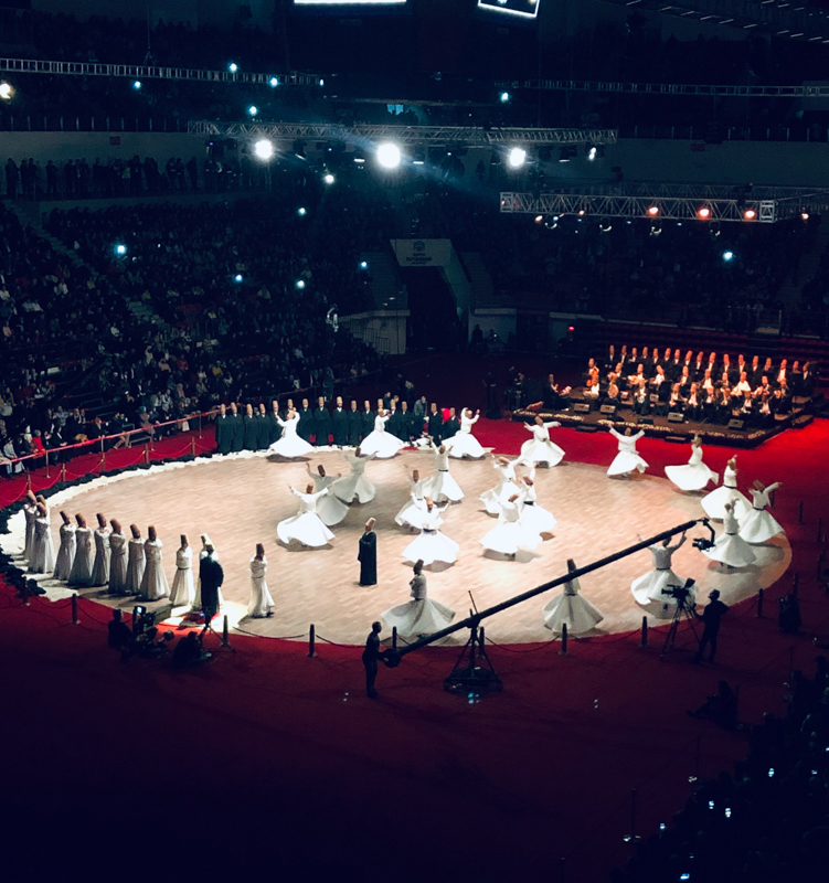 sevgiliye kavuşmak, sema gösterilerinden bir bölüm