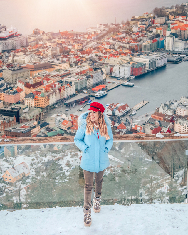 mouth floyen'den bergen manzarası