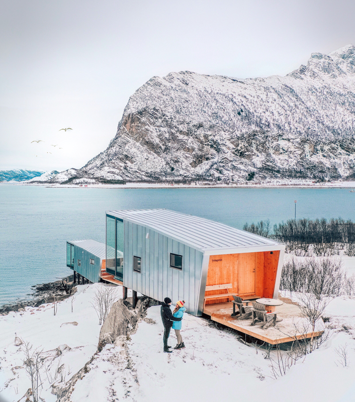 manshausen adası norveç deniz kabini