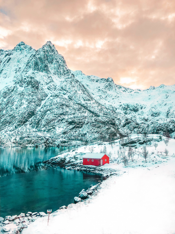 norveç lofoten adaları manzara fiyortlar
