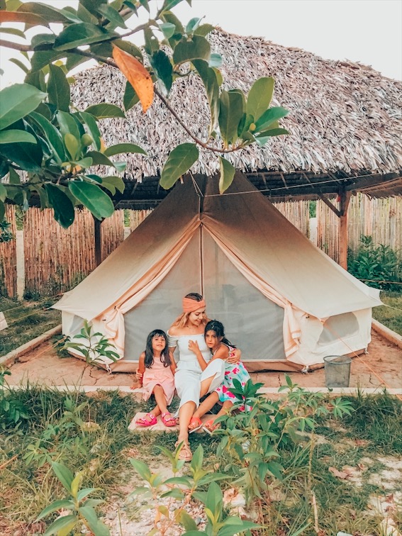 çocuklarla kapm yapmak, çadırda konaklama, çocuklarla filipinler