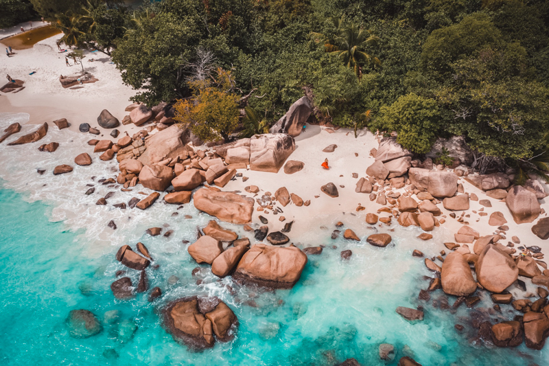 praslin adası anse lazio beach
